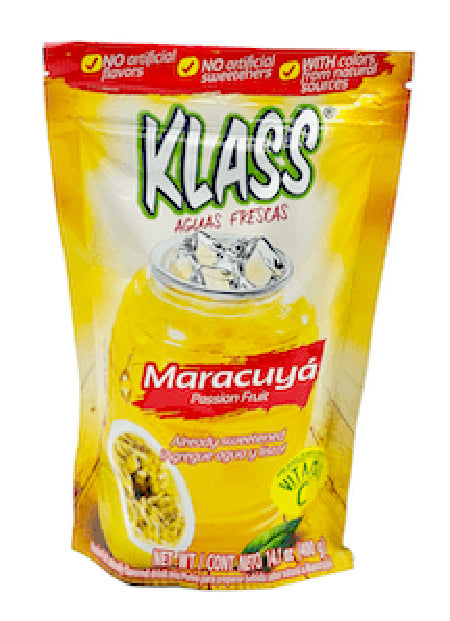 KLASS Maracuya (Passion Fruit) Drink Mix Makes 8.6 Liters - 14.1 oz