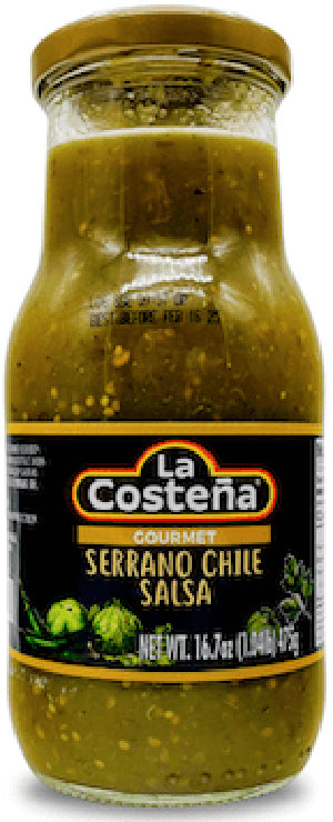 La Costena Gourmet Serrano Chile Salsa - 16.7 oz