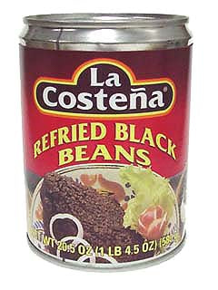 La Costena Refried Black Beans - 20.5 oz