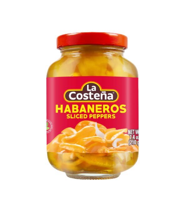 La Costena Sliced Habanero Chili Peppers - 7.4 oz