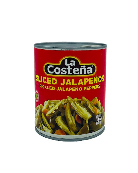 La Costena Sliced Pickled Jalapenos - 28 oz