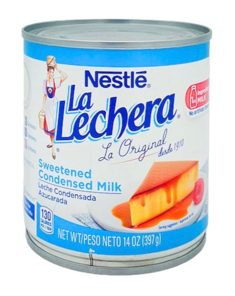 La Lechera Condensed Milk- Leche Condensada Nestle - 14 oz