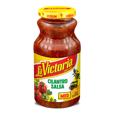 La Victoria Salsa Cilantro Medium - 15.5 oz