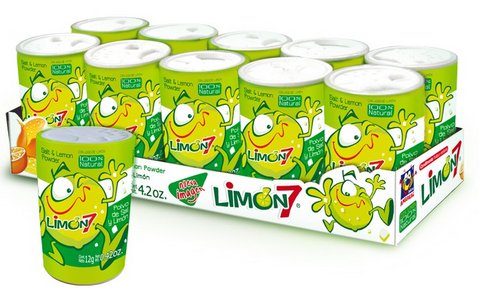Limon 7 (Salero) Salt and Lemon Powder 6.3 oz - 10 ct