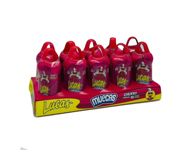 Lucas Muecas Lollipop with Chili Powder Cherry - 10 ct