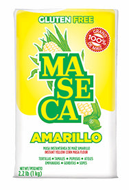 Maseca yellow corn flour for homemade tortillas and masa dishes