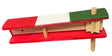 Matraca Madera Tricolor Large/Grande - 15”