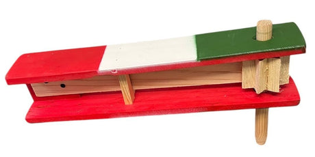 Matraca Madera Tricolor Large/Grande - 15”