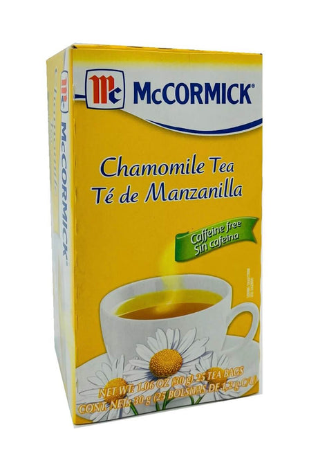McCormick Chamomile Tea Caffeine Free - Manzanilla (1.06 Oz.) - 25 ct