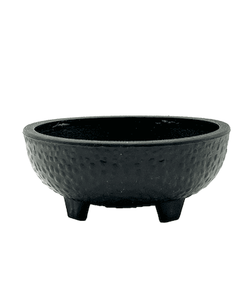 Molcajete Salsa Server Mini Plastic Black - 4 oz