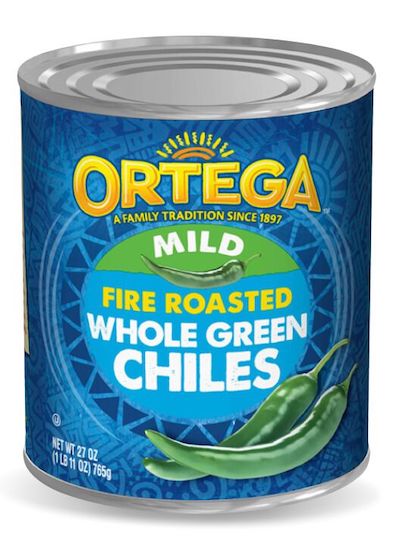 Ortega Whole Green Chilies - 27 oz