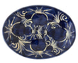 Oval Plate Blue Talavera Guanajuato by La Mexicana - 1 unit