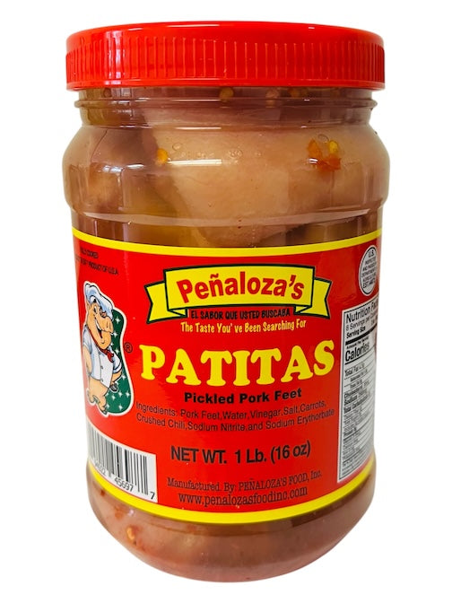 Patitas de Puerco Penaloza's - Pig Feet Pickled Pork - 16 oz
