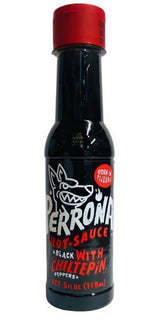 PERRONA Chiltepin Peppers Hot Sauce - Black - 5 fl oz