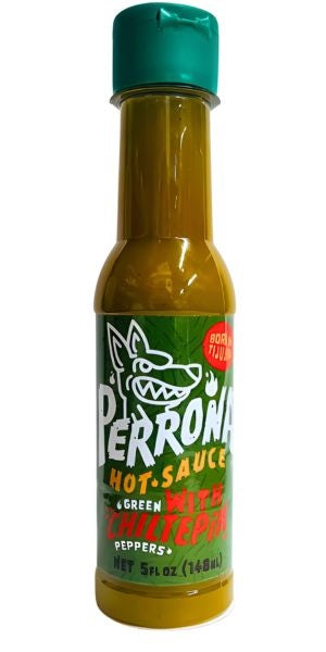 PERRONA Green Hot Sauce with Chiltepin Peppers - 5 fl oz
