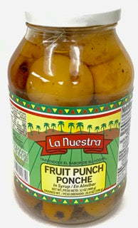 Ponche en Almibar by La Nuestra Fruit Punch in Syrup - 32 oz