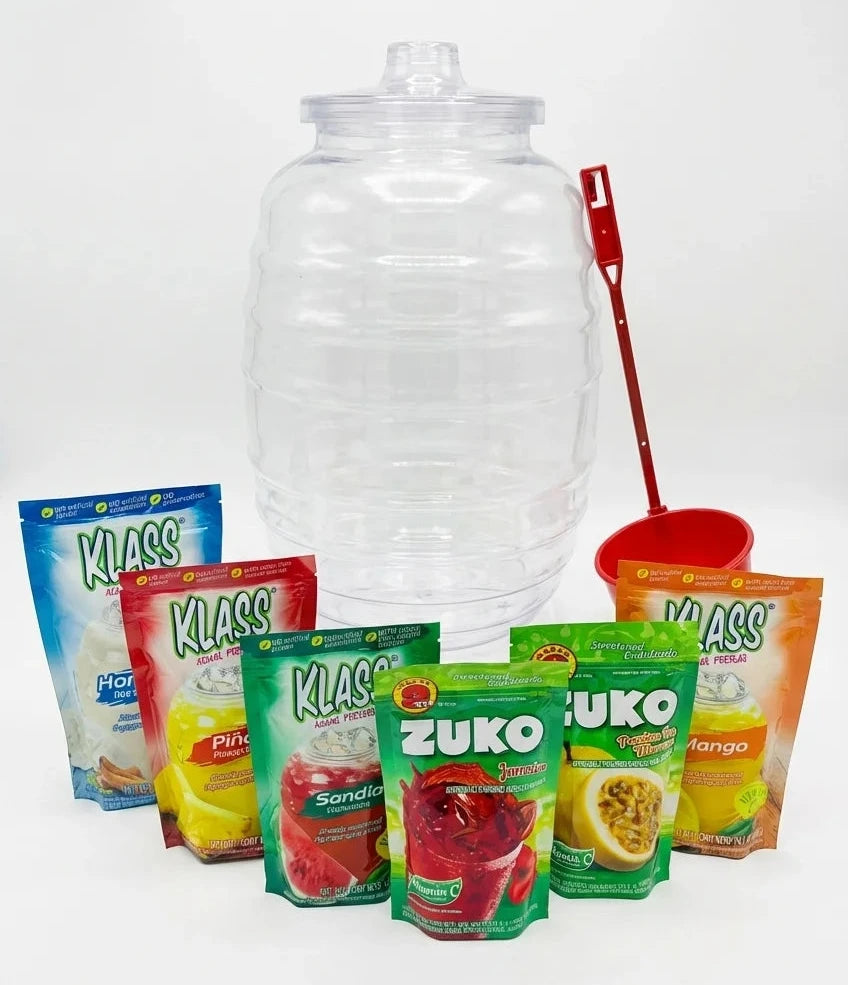 Pack Vitrolero Aguas Frescas - 8 piezas
