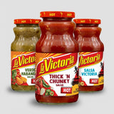 La Victoria Hot Salsa Variety Pack – 3 Jars (15.5 oz Each)