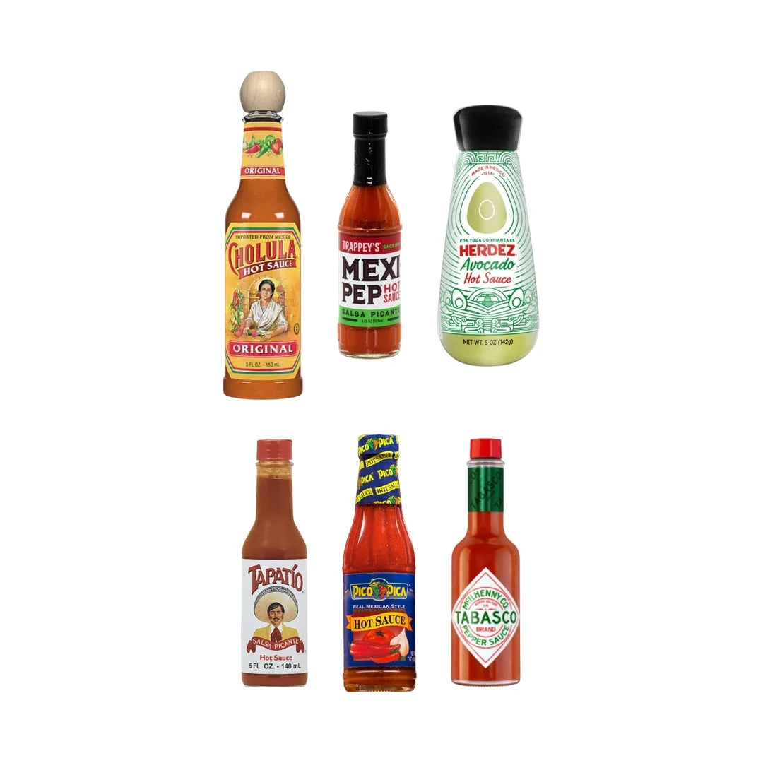 The Mexican Breakfast Hot Sauce Variety Pack – 6 Bottles