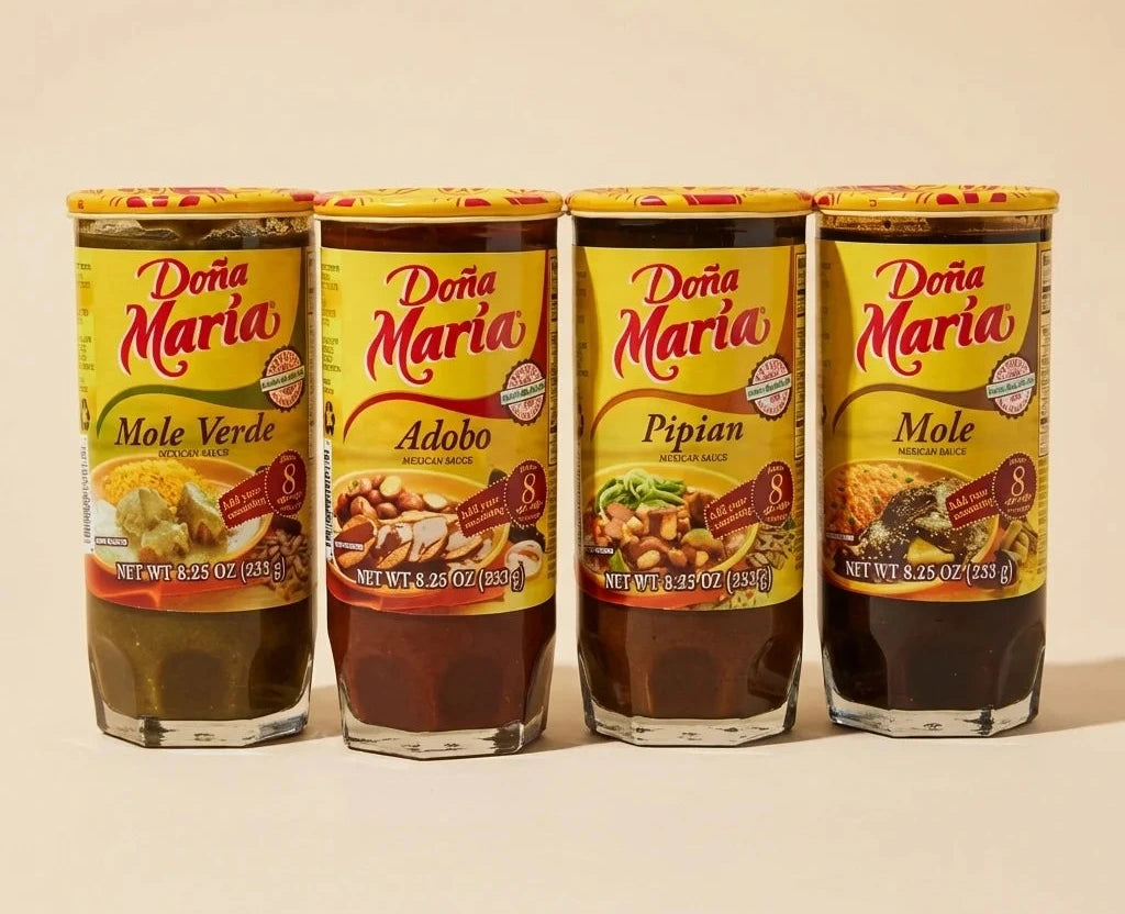 Doña Maria Mole Sampler Pack – 4 Authentic Mexican Flavors