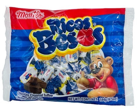 Ricos Besos - Chocolate Flavored Toffee by Montes - 5 oz