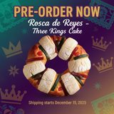 Rosca de Reyes Pre-Order Banner with Product