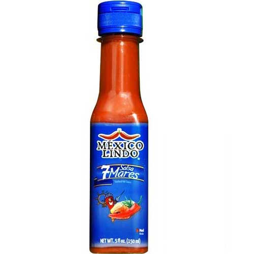 Salsa Marisquera 7 Mares - Siete Mares Hot Sauce by Castillo - 5 oz