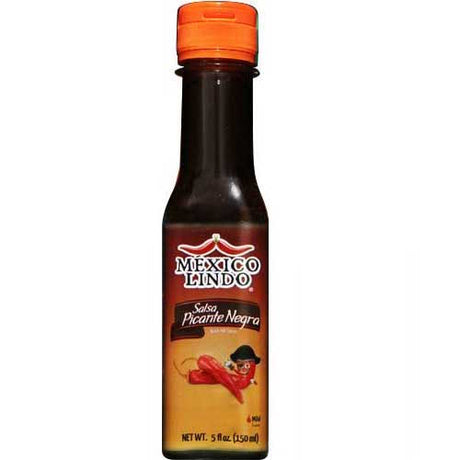 Salsa Picante Negra Capitan Gourmet by Mexico Lindo - 5 oz