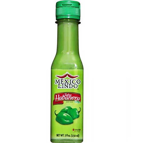 Mexico Lindo Salsas Castillo Green Habanero Extra Hot - 5 oz