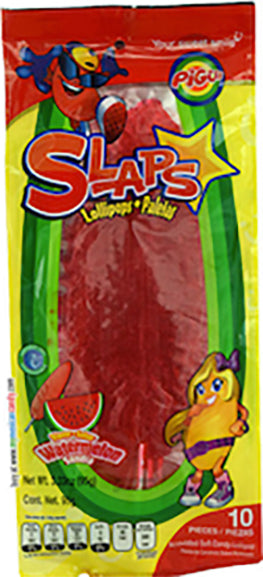 Slaps Tropical Mix - Cachetadas Pigui Paletas - 10 ct