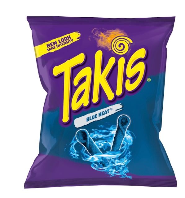 Takis Blue Heat Tortilla Chips Extreme by Barcel - 4 oz