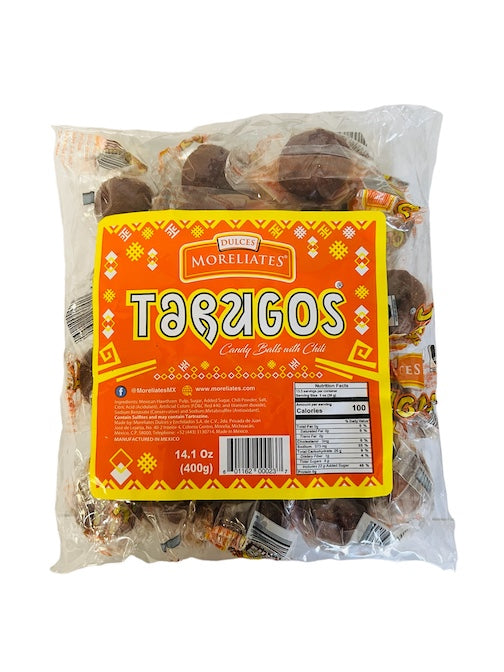 TARUGOS -Tamarind Candy Balls with Chili by Dulces Moreliates - 14.1 oz