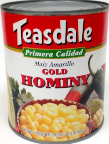 Teasdale Maiz Amarillo - Gold Hominy - 29 oz