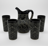 Pitcher with Cups Mestizo by La Mexicana – Handcrafted Elegance from Mexico