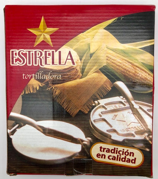 Tortilla Press Cast Iron / Tortilladora Estrella - 7.5"