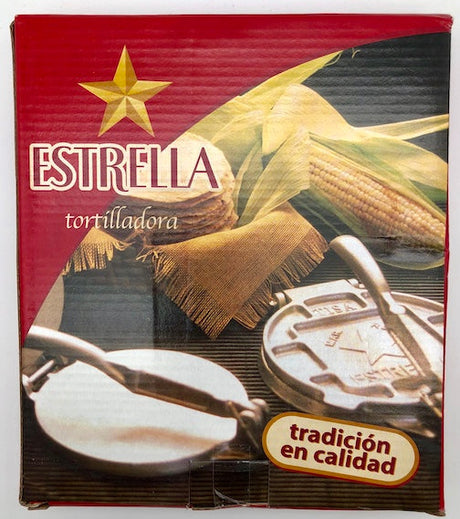 Tortilla Press Cast Iron / Tortilladora Estrella - 7.5"