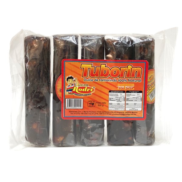 Tuborin Dulce de Tamarindo 100% Natural Productos Don Chuy Dulces Rodri - 500 g