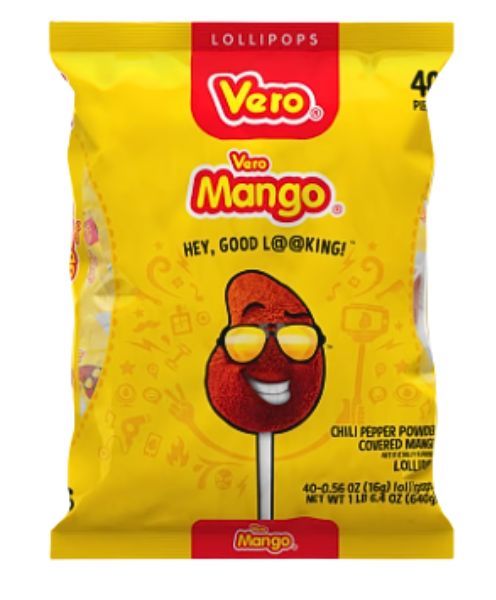 Vero Mango Mexican Candy - 40 ct