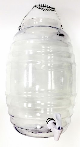 Vitrolero de Plastico con Llave - Water Jug with Faucet - 1 unit